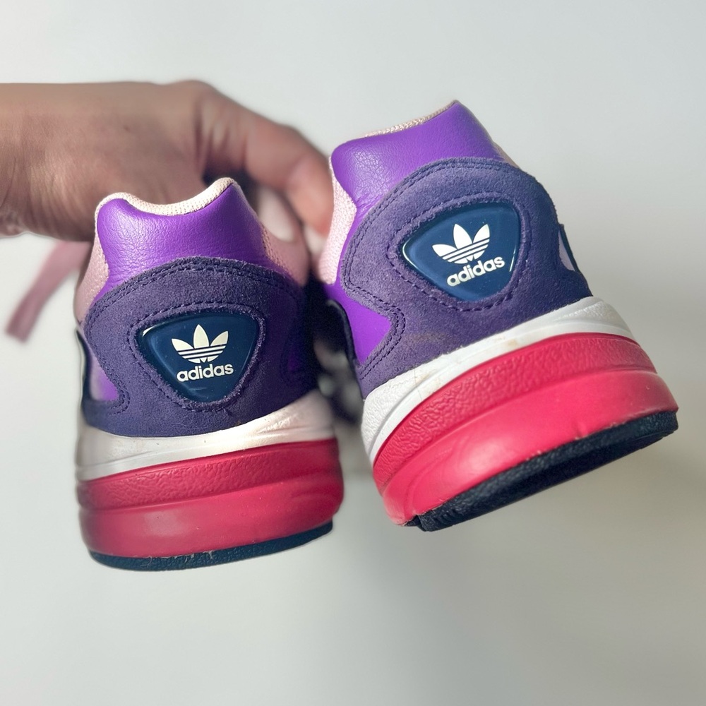 Adidas Falcon Clear Pink Legend Purple athletic shoe sneakers - Picture 9 of 11